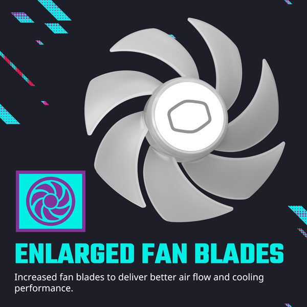 Cooler Master Hyper 212 Halo ARGB White CPU Air Cooler